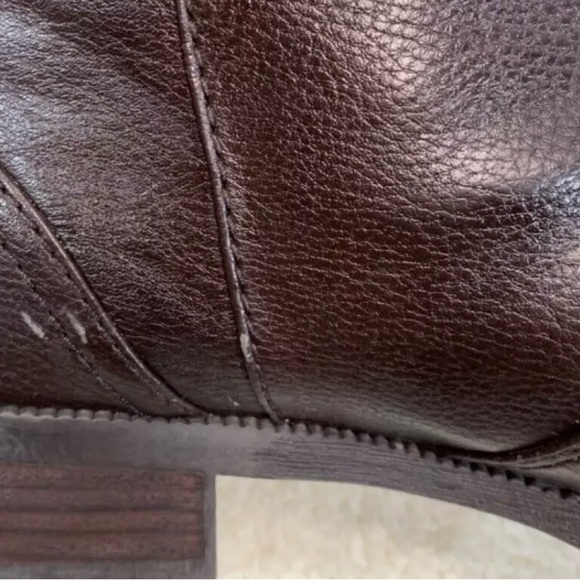 TOMMY HILFIGER Fallon 2 Dark Brown 1" Heel Zip Up Fashion Ankle Boot Shoes 8.5M - Picture 11 of 16